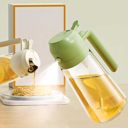 Sprayable And Pourable Glass Oil Bottle - Buy 1 Get 1 Free